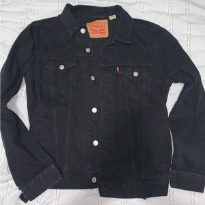 Original Levi’s Black Denim Jacket- Never Worn